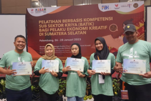 Rumah Batik Serasan Peroleh 5 Sertifikat Kompetensi P3 dari LSP Batik