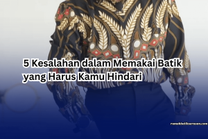 5 Kesalahan dalam Memakai Batik yang Harus Kamu Hindari