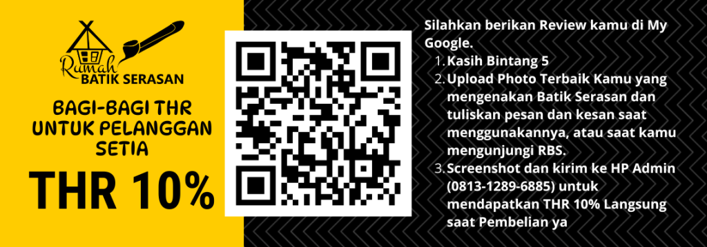 Banner Bagi THR 10% Rumah Batik Serasan - RBS